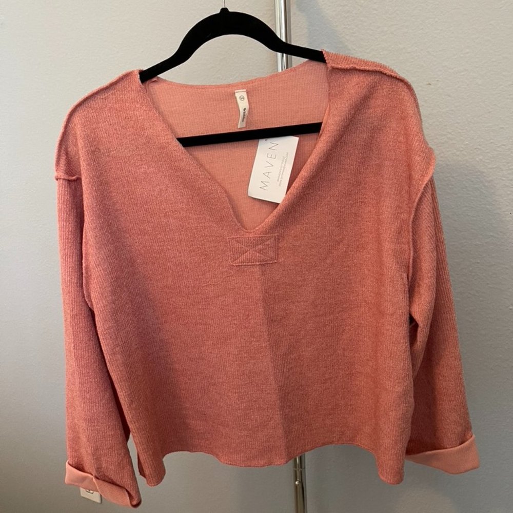 Pink Long Sleeve Sweater